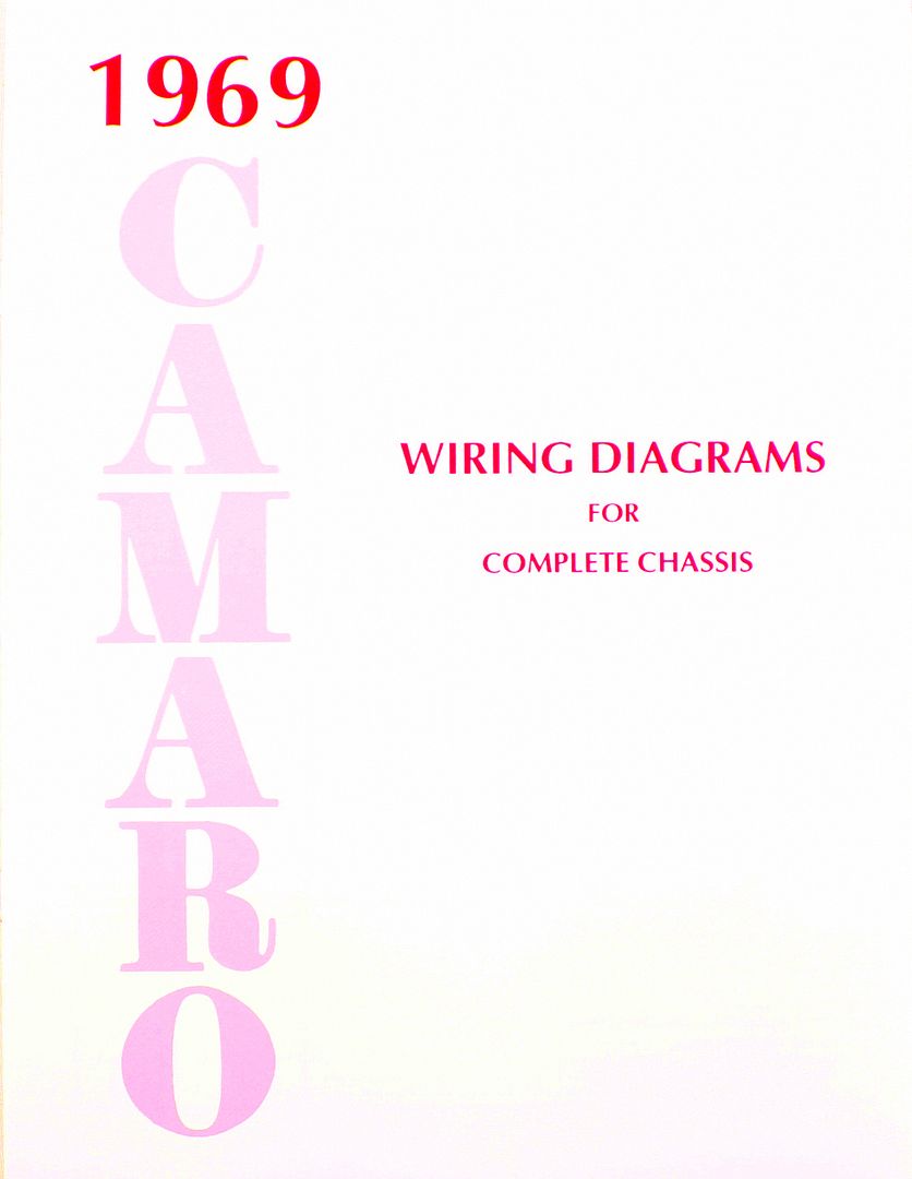 69 Chevy Camaro Electrical Wiring Diagram Manual 1969 | eBay